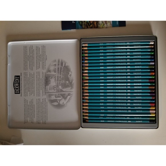 Derwent watercolor pencils tin no. 32883 - Picture 3 of 9